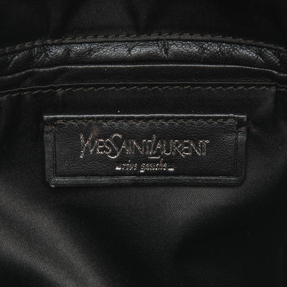 Saint Laurent Calfskin Oversized Muse Dark Brown 6 of 7