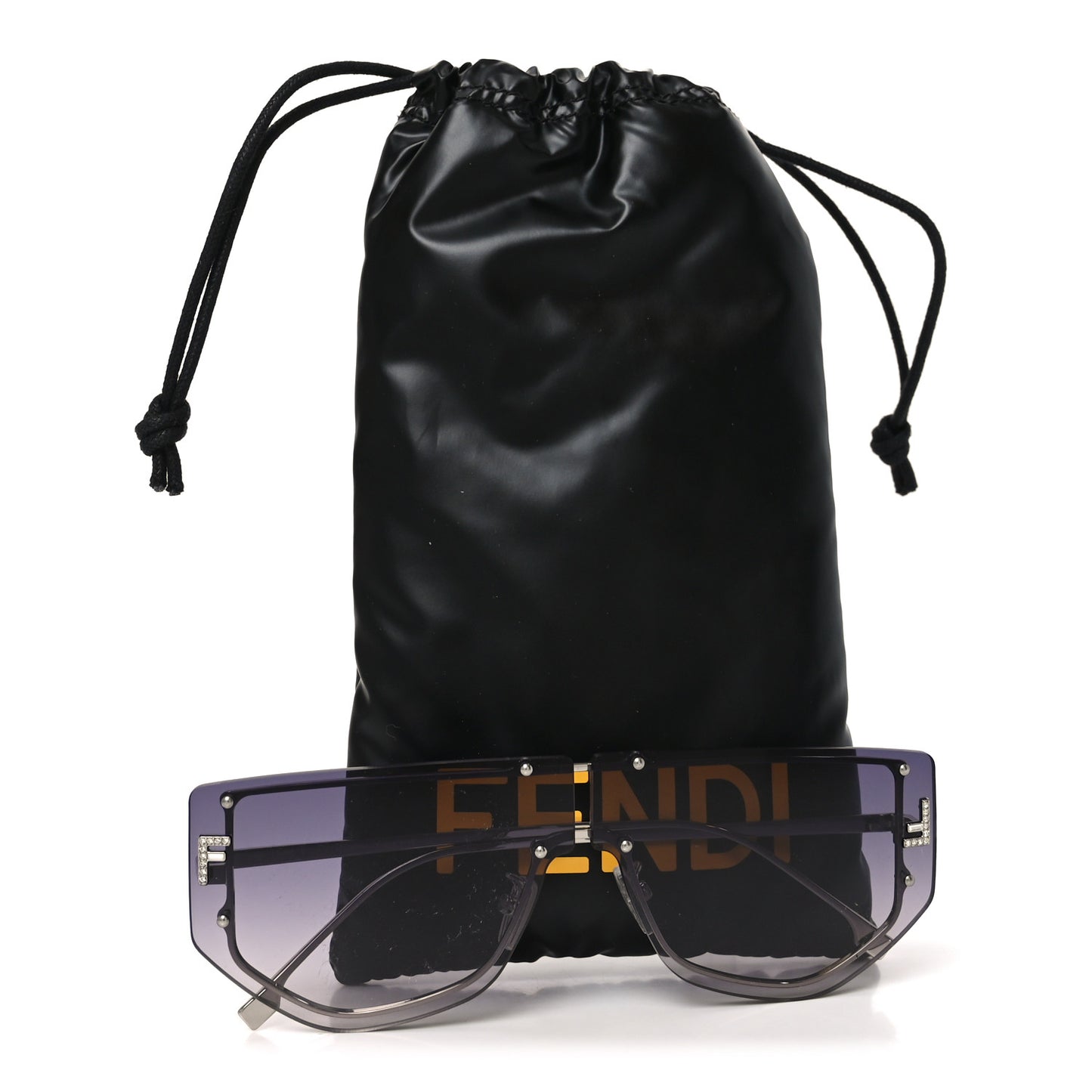 Metal Fendi First Sunglasses FE 40096/U Black