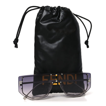 Fendi Metal Fendi First Sunglasses FE 40096/U Black 7 of 7