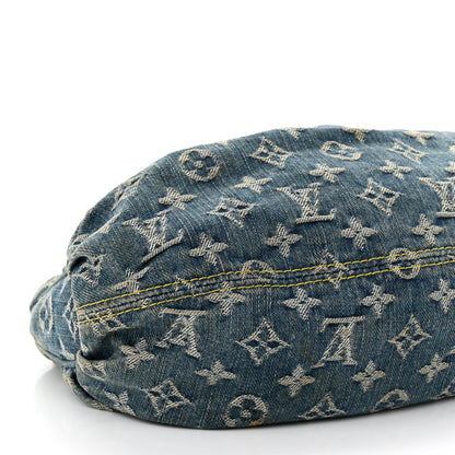 Louis Vuitton Monogram Denim Pleaty Blue 8 of 14