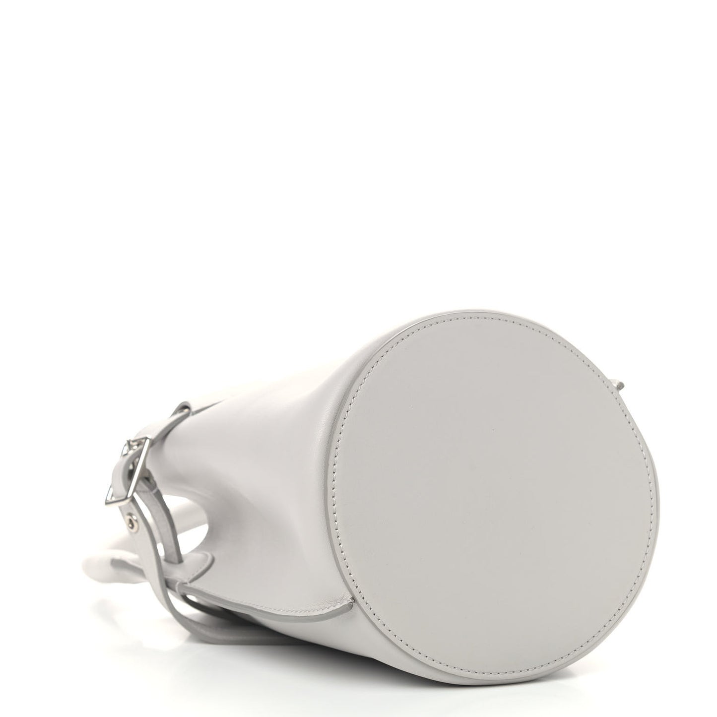 Smooth Calfskin Nano Big Bag Bucket Light Grey