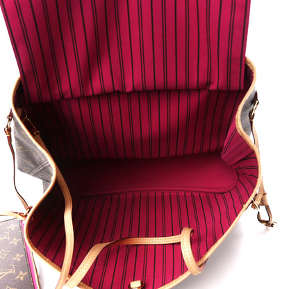 Louis Vuitton Monogram Neo Neverfull MM Pivoine 6 of 14