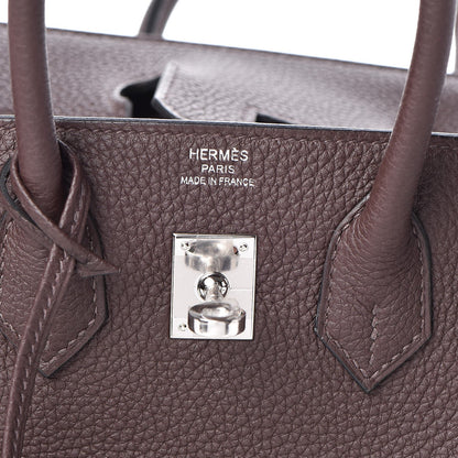Hermes Togo Birkin 25 Chocolate 18 of 34