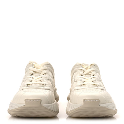 Gucci New Nappa Sombre Interlocking G Ripple Mens Platform Sneakers 9.5 Off White 3 of 12