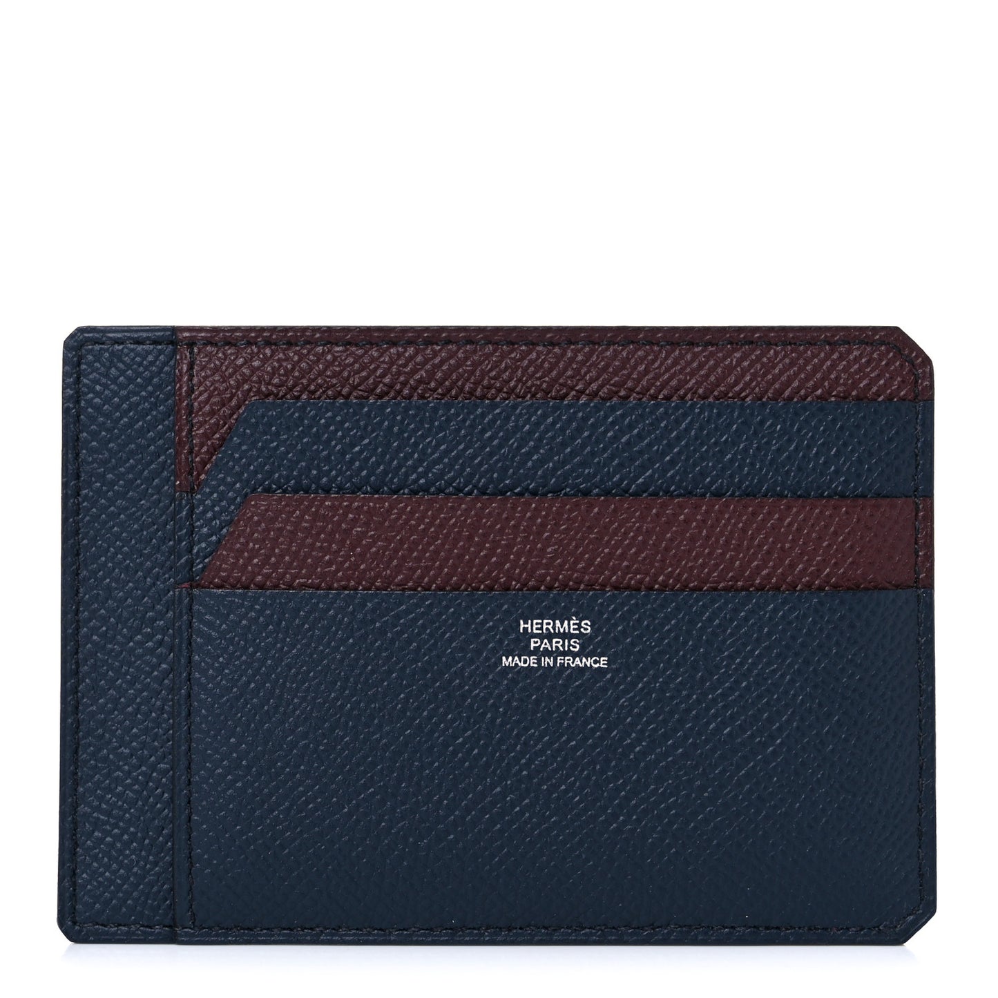 Epsom City 8CC Colorblock Card Holder Bleu Indigo Bordeaux