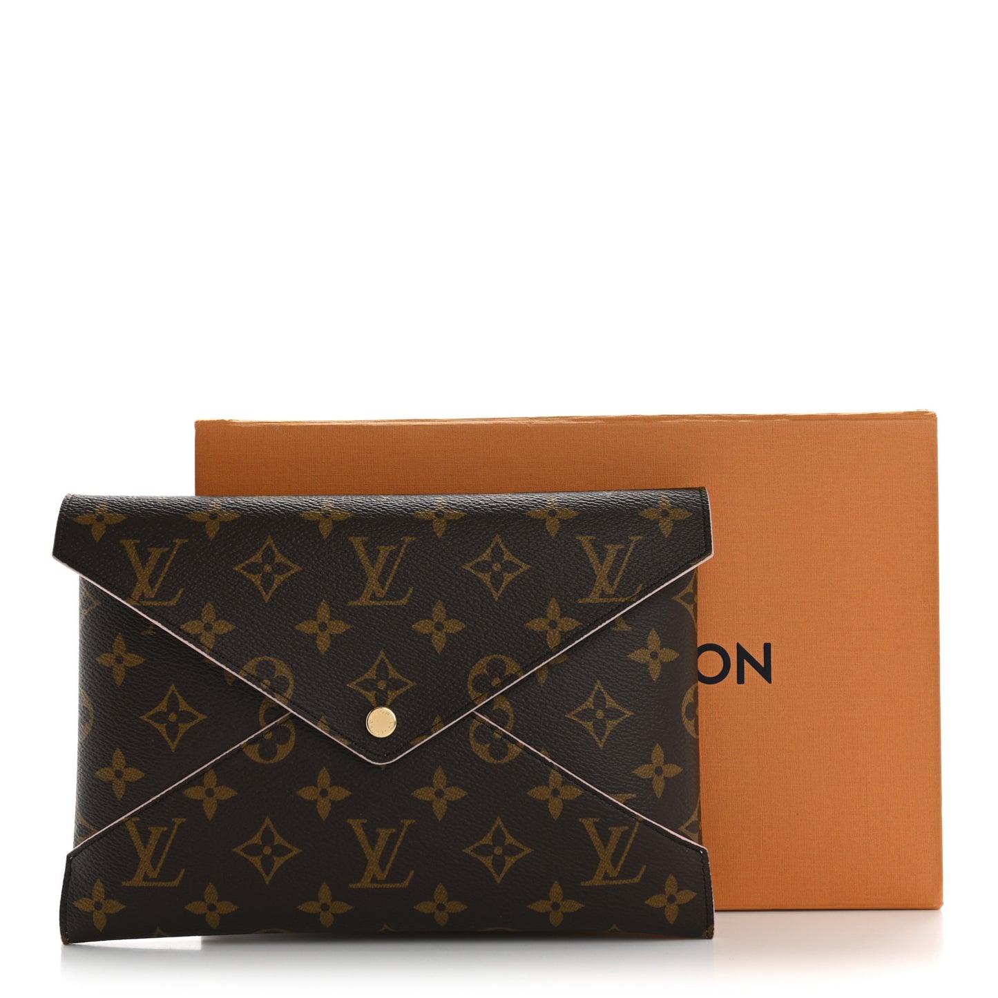 Monogram Large Kirigami Pochette Insert Rose Ballerine