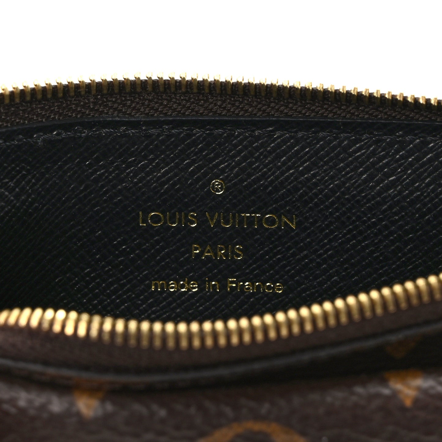 Monogram Recto Verso Card Holder Black