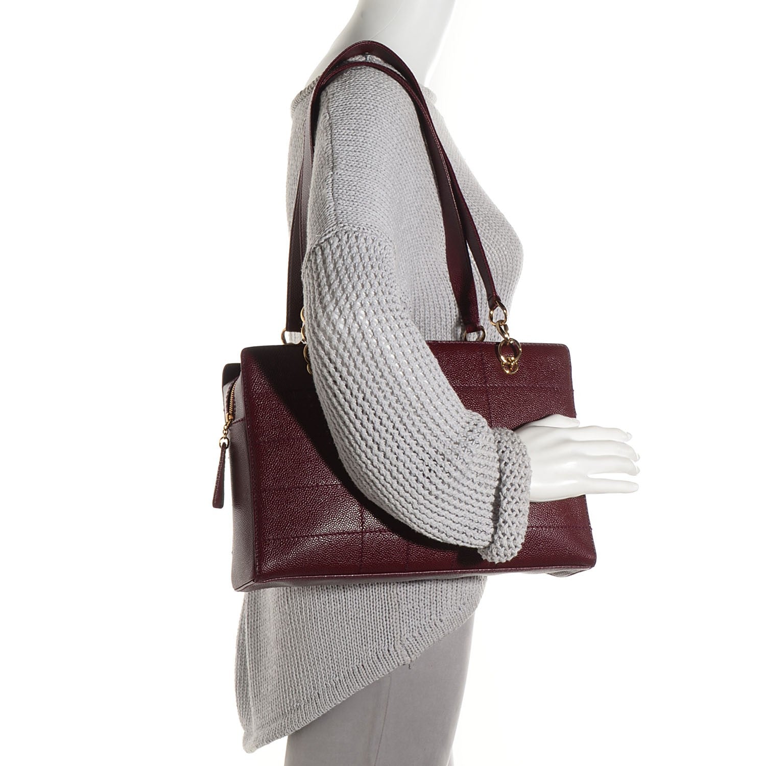 Chanel Caviar Square Stitched Shoulder Bag 2 of 7