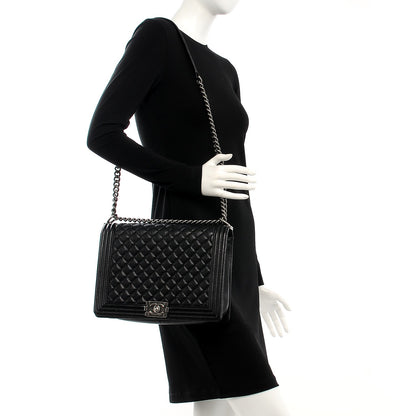 Chanel Caviar Quilted Large Boy Flap Black 2 of 9