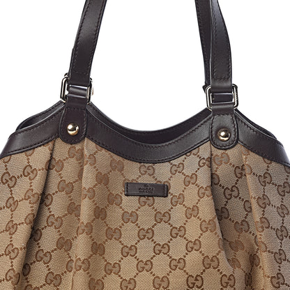 Gucci Monogram Shoulder Bag Dark Brown 7 of 9