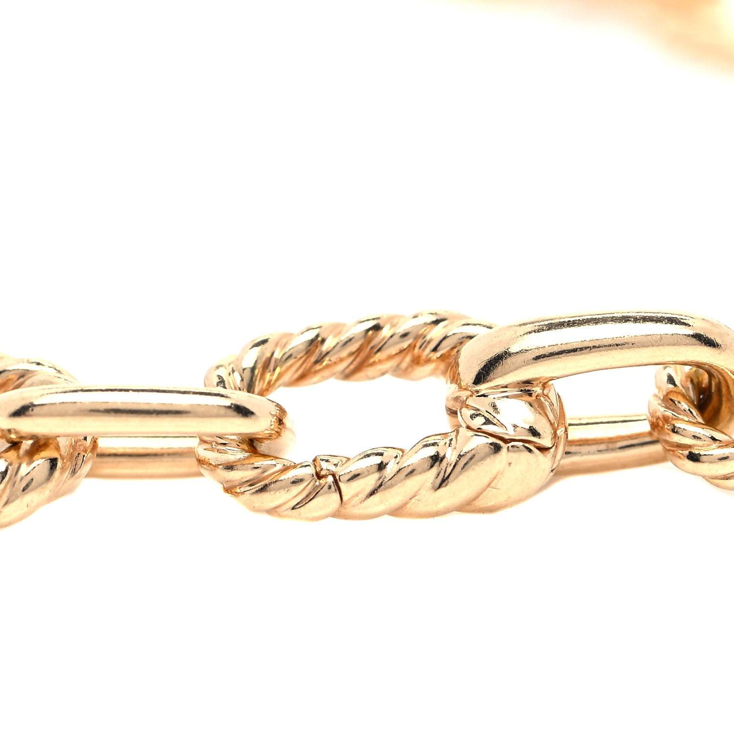 David Yurman 18K Yellow Gold 6mm Madison Classic Chain Bracelet 4 of 5