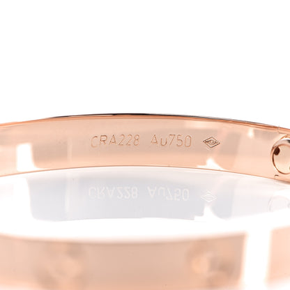Cartier 18K Pink Gold LOVE Bracelet 16 5 of 7