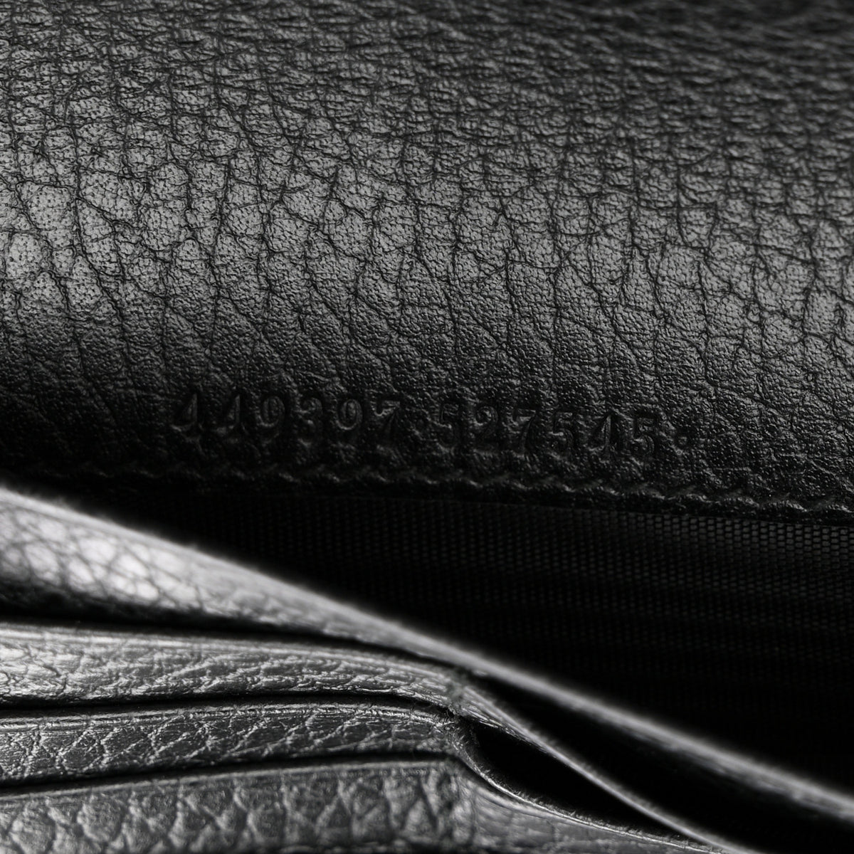 Dollar Calfskin Interlocking G Continental Wallet Black