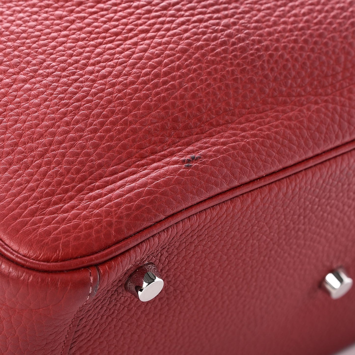 Taurillon Clemence Lindy 30 Rouge Garance