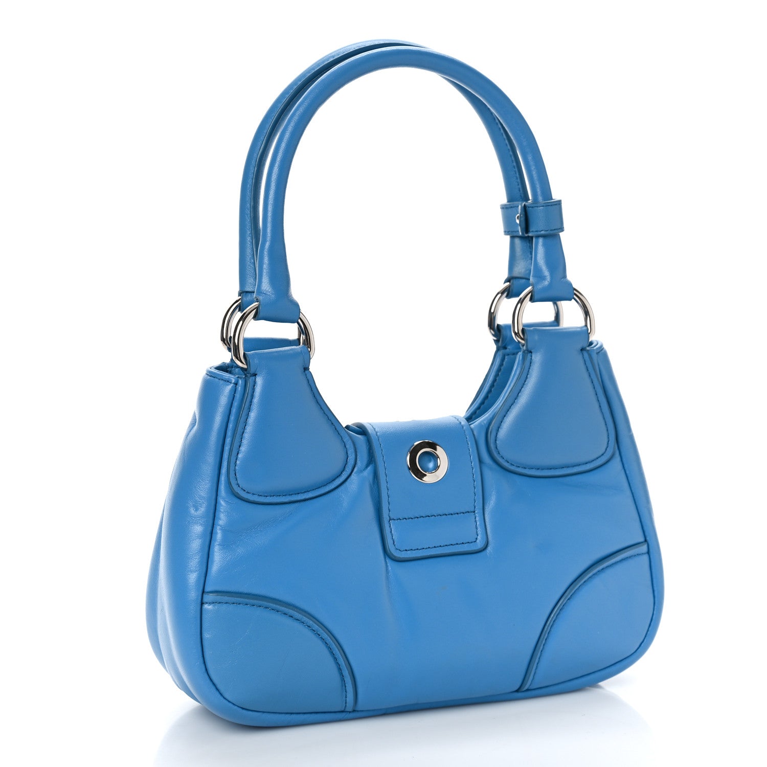 Prada Nappa Soft Padded Re-Edition 2002 Moon Bag Onda 2 of 7