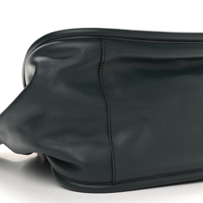 Proenza Schouler Calfskin Large Ruched Tote Petrol Green 10 of 11