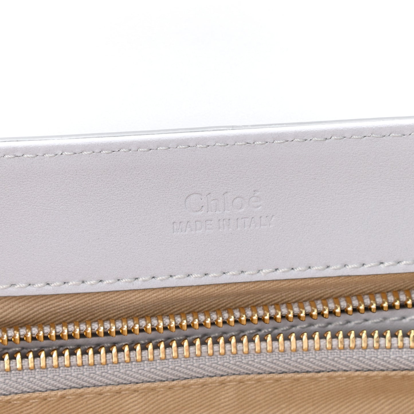 Calfskin Small C Double Carry Light Cloud