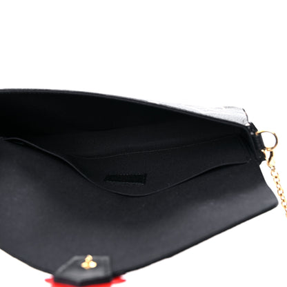 Louis Vuitton Empreinte Monogram Giant Crafty Pochette Felicie Black Crème 6 of 9
