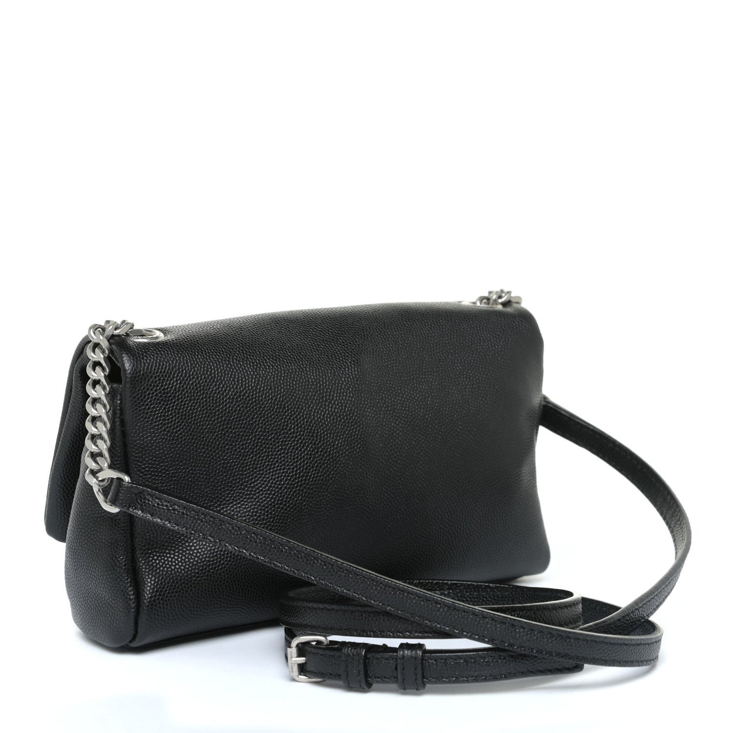 Grain De Poudre Monogram Toy West Hollywood Fold-Over Bag Black