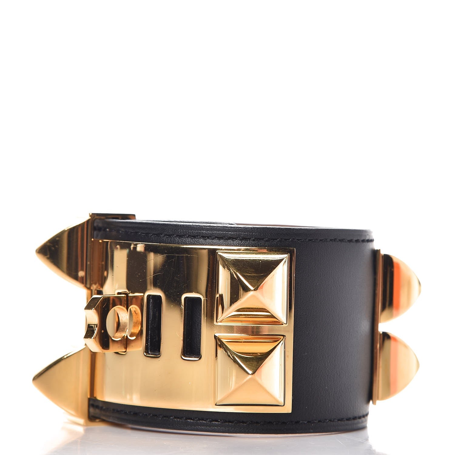 Hermes Chamonix Collier de Chien CDC Bracelet S Black 3 of 7