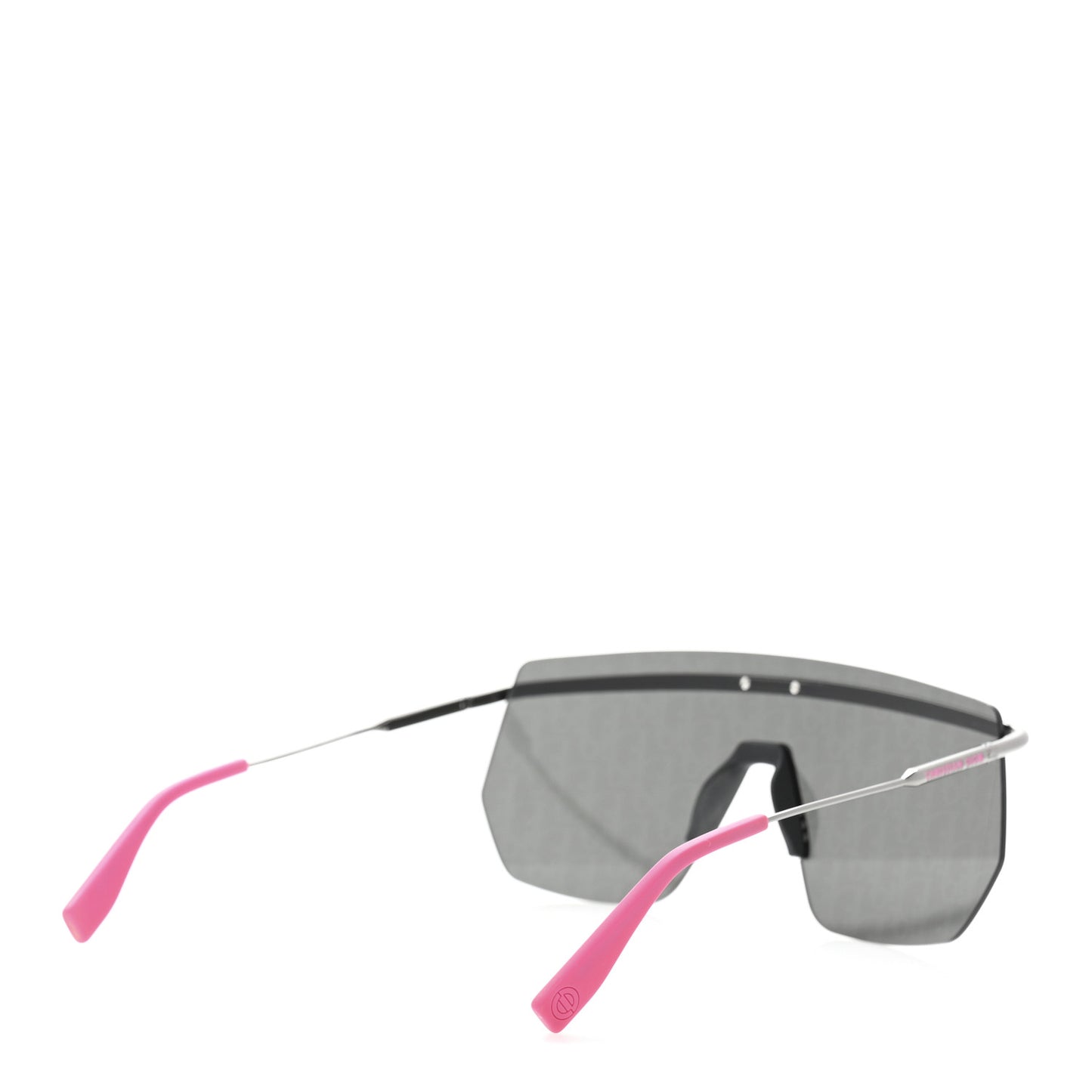 Metal Oblique DiorMotion M1I Mask Sunglasses Grey Pink
