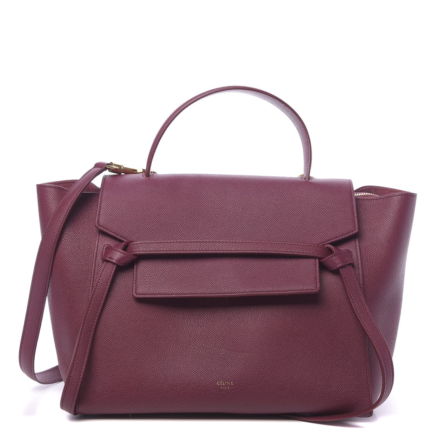 Celine Smooth Calfskin Mini Belt Bag Plum 1 of 10