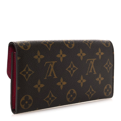 Louis Vuitton Monogram Emilie Wallet Fuchsia 3 of 8
