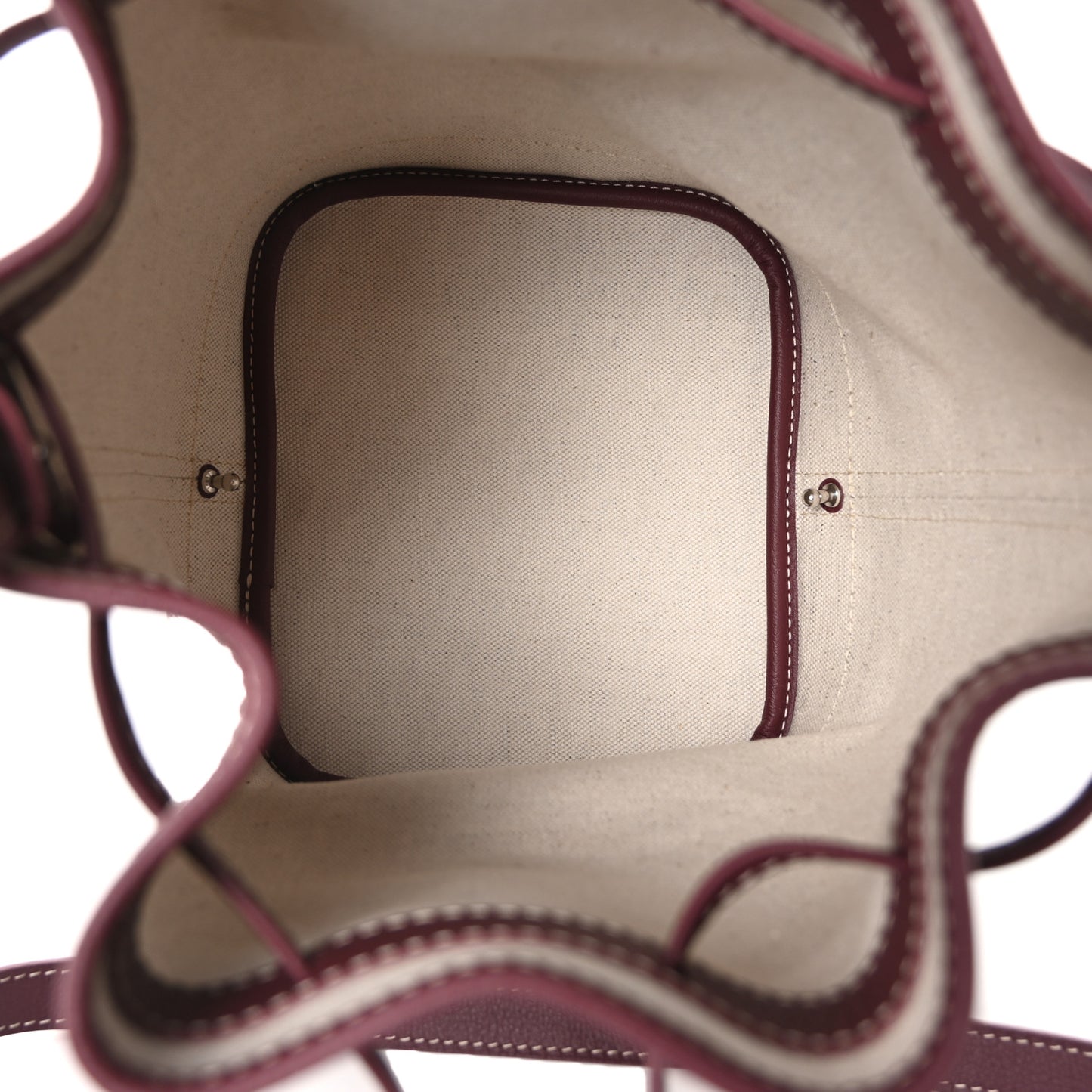 Goyardine Petit Flot Bucket Bag PM Burgundy