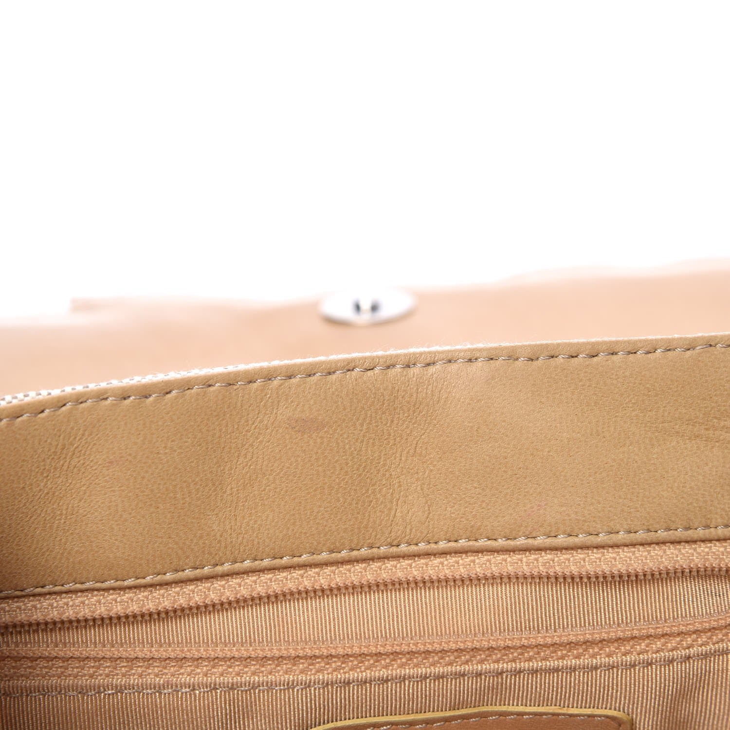 Chanel Canvas Camellia N°5 Flap Beige 9 of 11