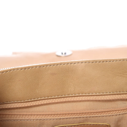 Chanel Canvas Camellia N°5 Flap Beige 9 of 11