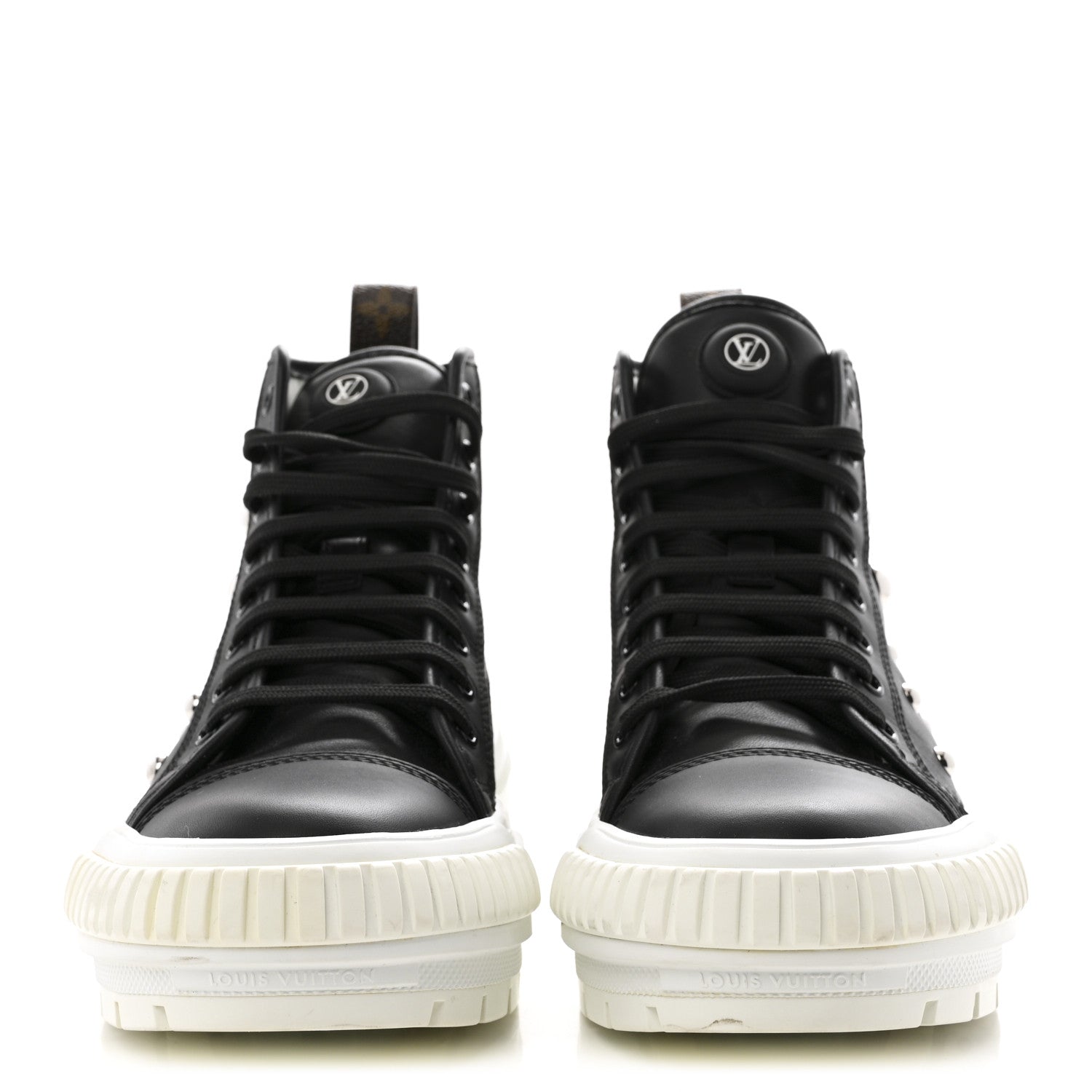 Louis Vuitton LV X YK Lambskin Squad Sneaker Boot 38 Black 3 of 11