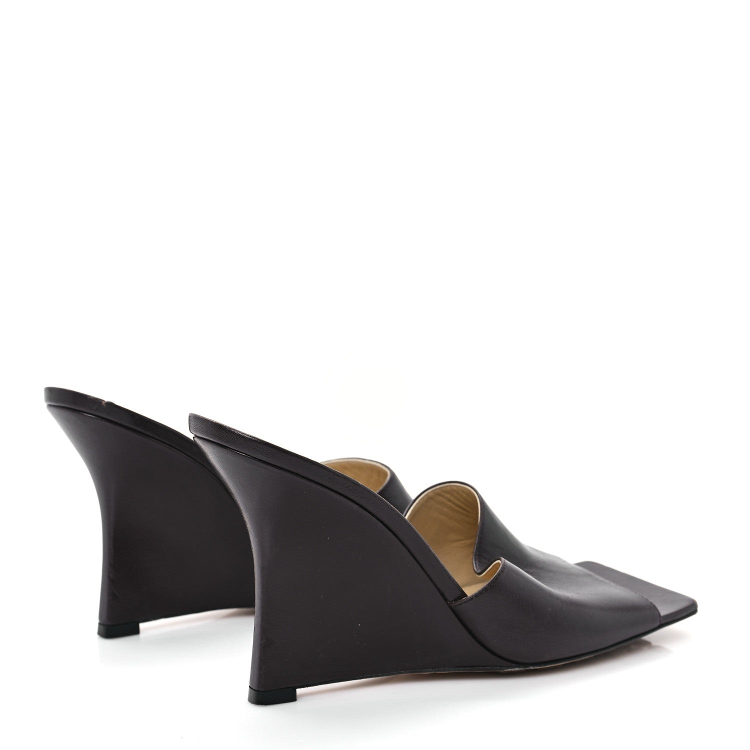 Bottega Veneta Lambskin Stretch Wedge 90mm Sandals 39 Fondant 5 of 8