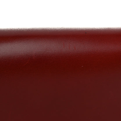 Hermes Tadelakt Kelly Sellier 32 Rouge H 13 of 17
