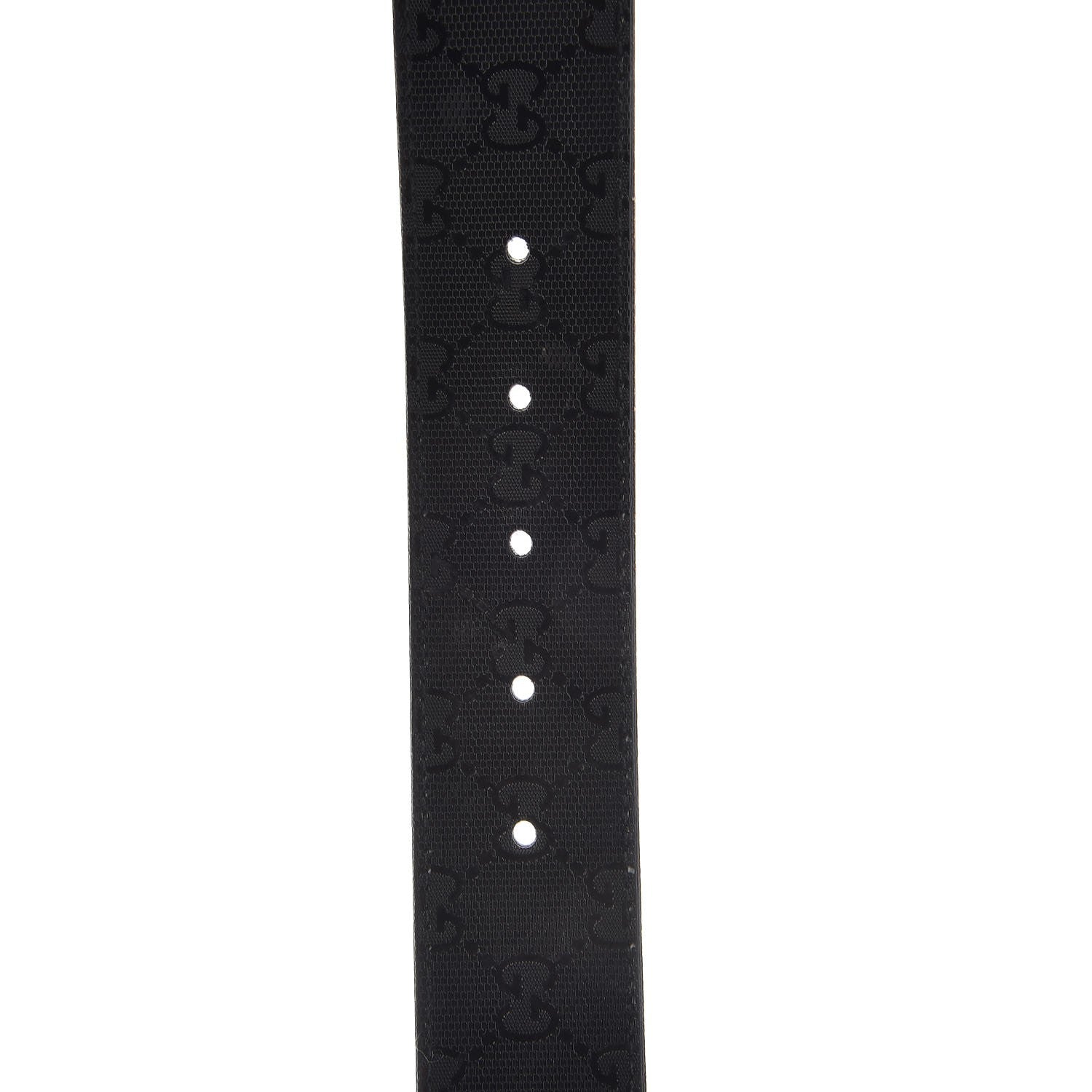 Gucci Imprime Monogram Interlocking G Belt 85 34 Black 6 of 8