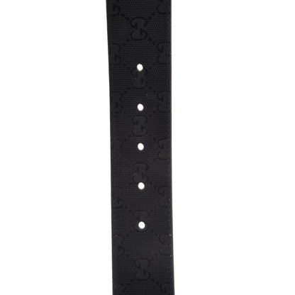 Gucci Imprime Monogram Interlocking G Belt 85 34 Black 6 of 8