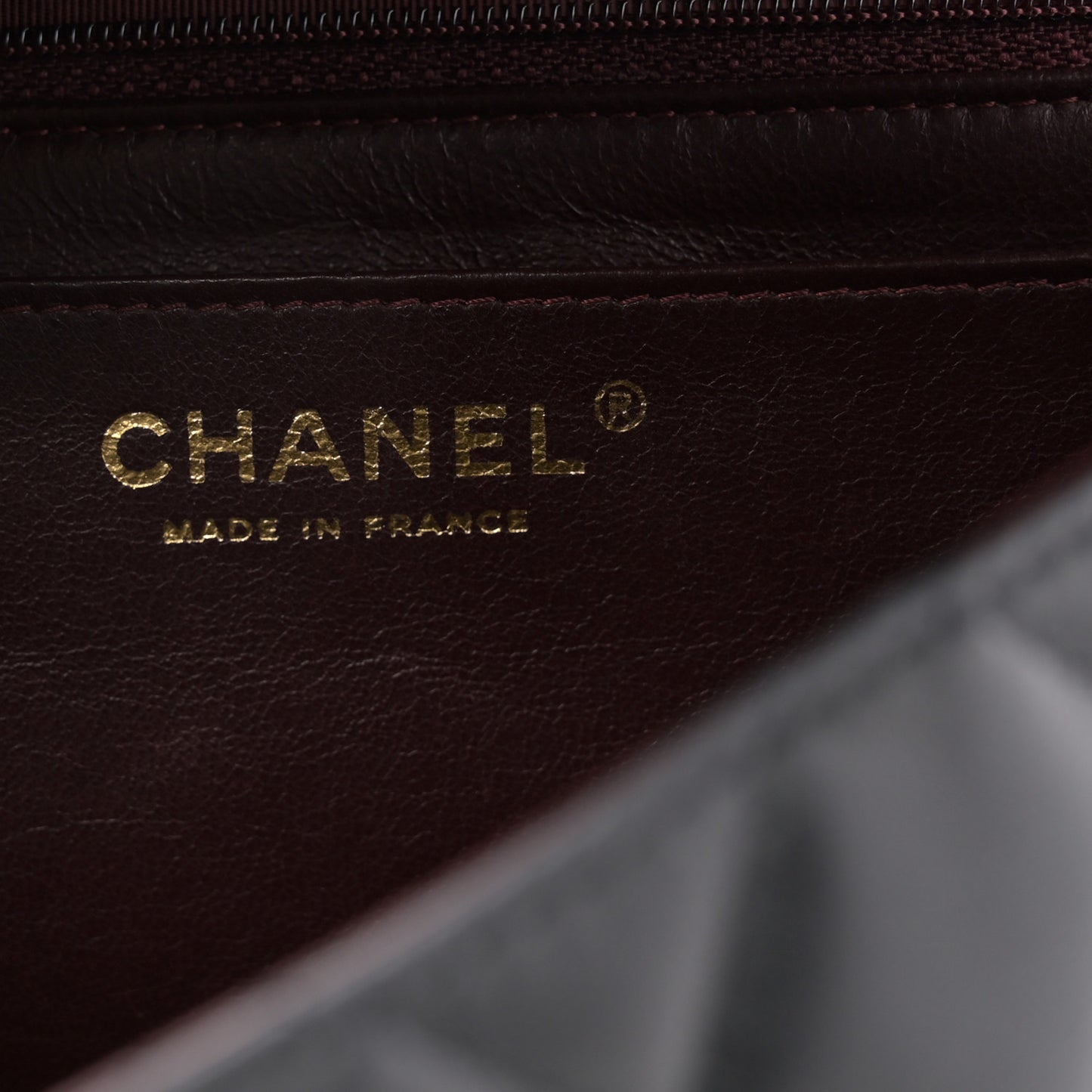 Lambskin Quilted Jumbo Single Flap Black