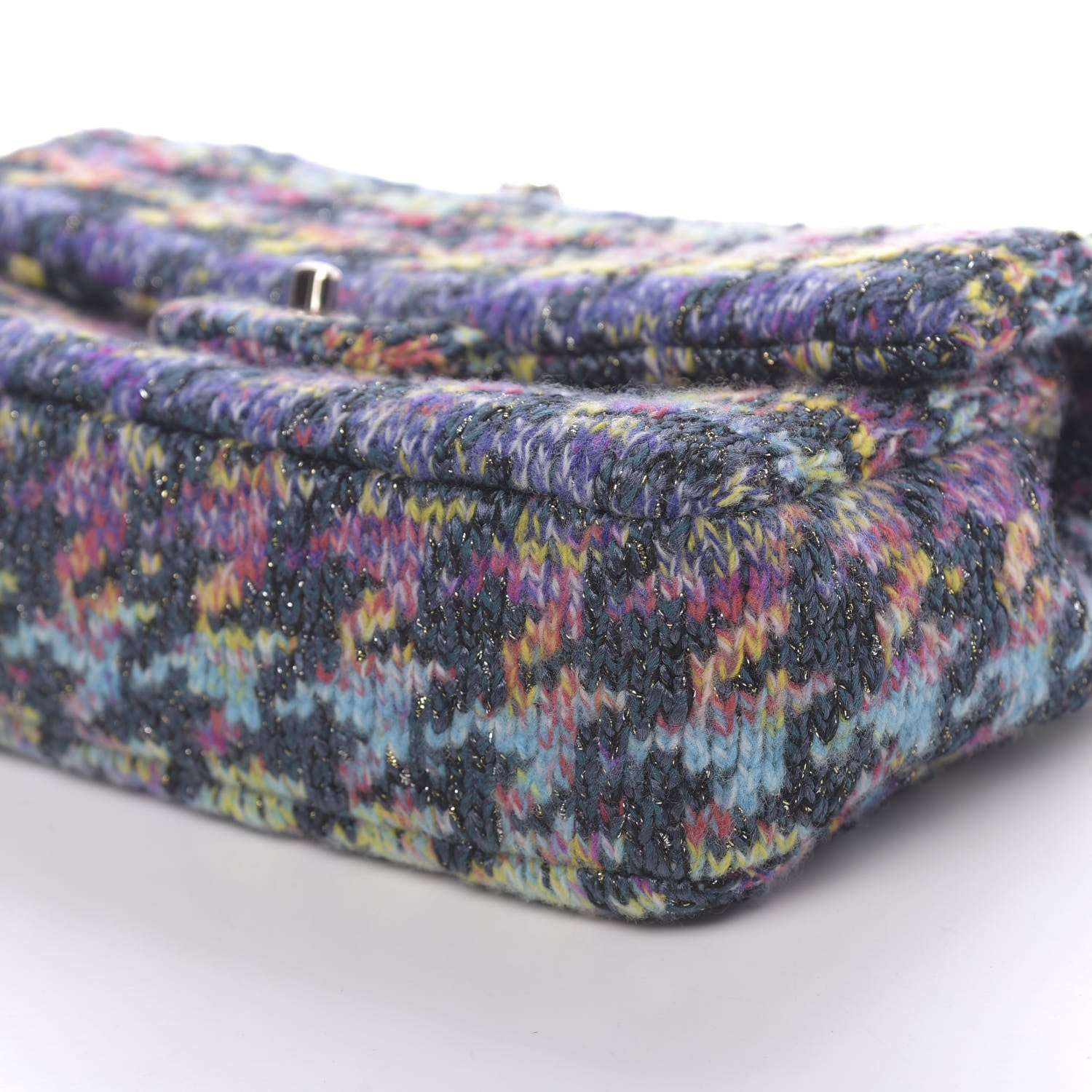 Chanel Knit Medium Single Flap Multicolor 9 of 11