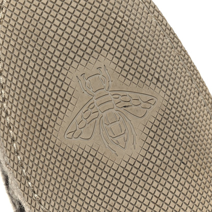 Gucci Covered Wool GG Monogram Mens Fria Horsebit Loafers 9 Beige Ebony Black Butterscotch 8 of 11