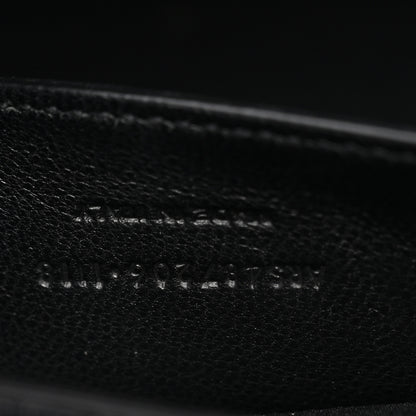 Saint Laurent Grain De Poudre Textured Mixed Matelasse Triquilt Medium Monogram Satchel Black 7 of 10