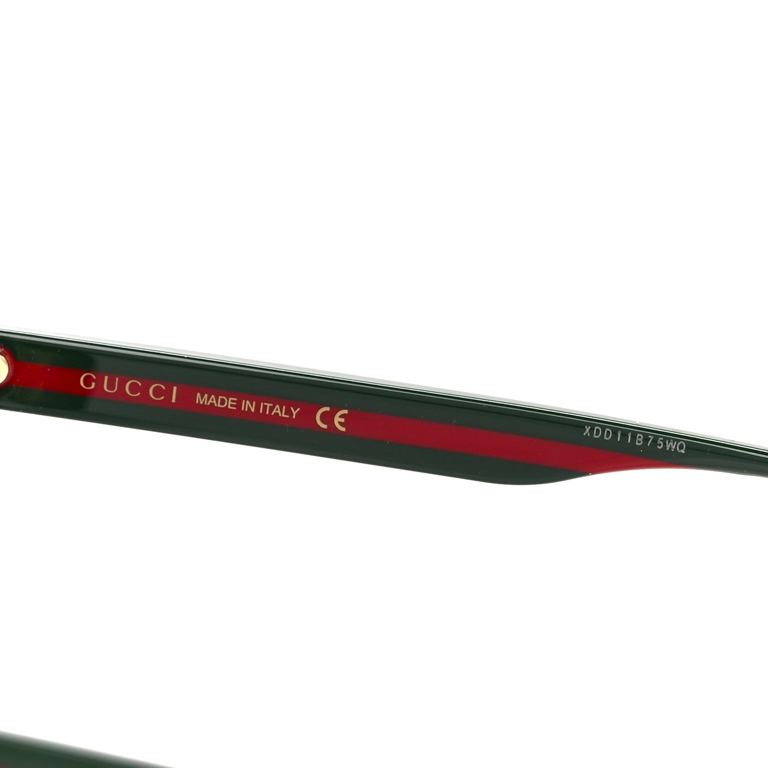 Gucci Acetate Square Frame Web Sunglasses GG0416SK Black 6 of 8