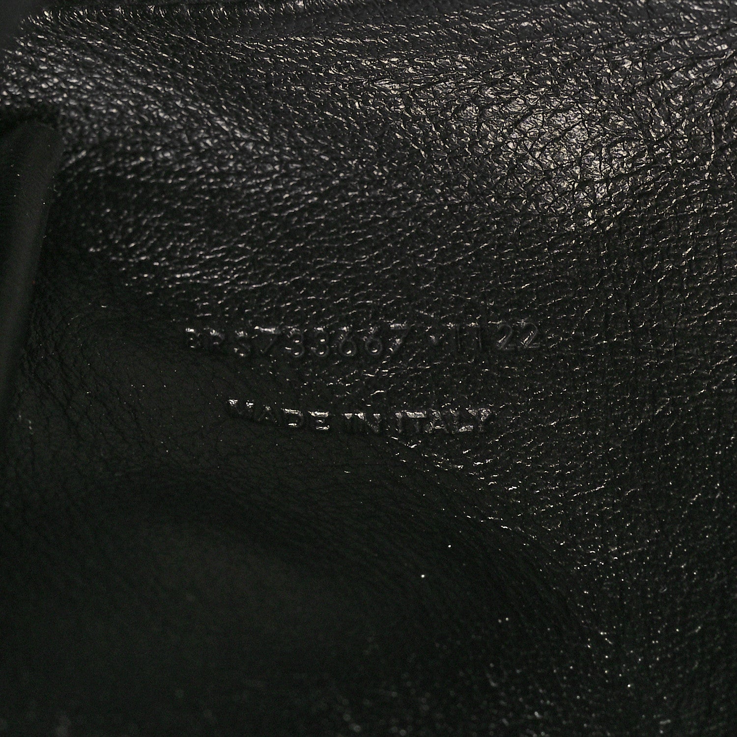Saint Laurent Lambskin Quilted Gaby Zipped Pouch Black 7 of 13