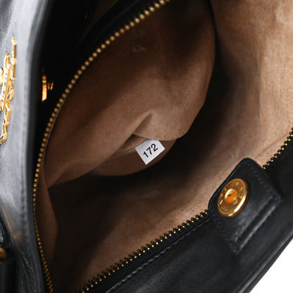 Prada Soft Calfskin Shopping Tote Black 9 of 11