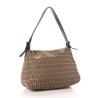 Fendi Zucchino Cuoio Mama Baguette Mogano Panna Testa di Moro 3 of 14