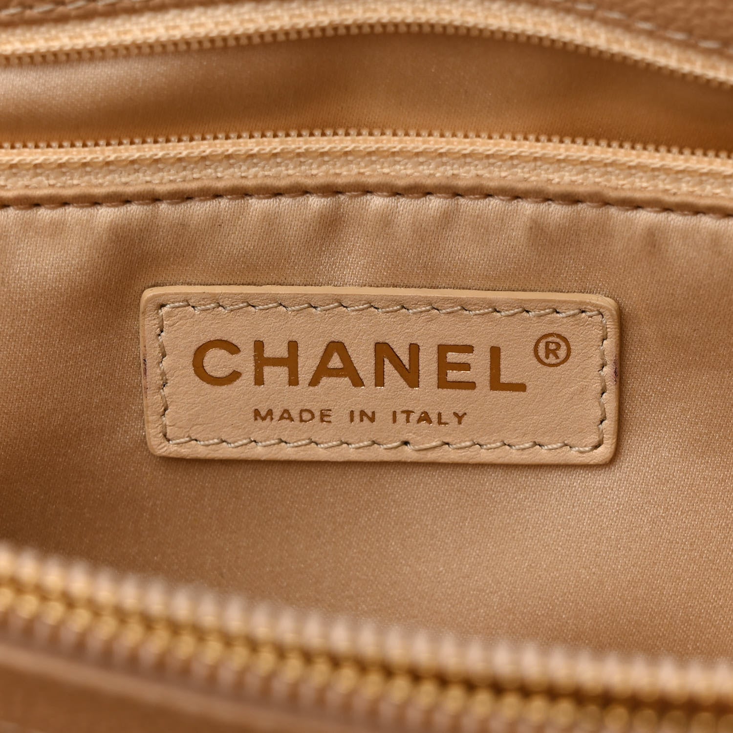 Chanel Caviar Quilted Grand Shopping Tote GST Beige Clair 7 of 15