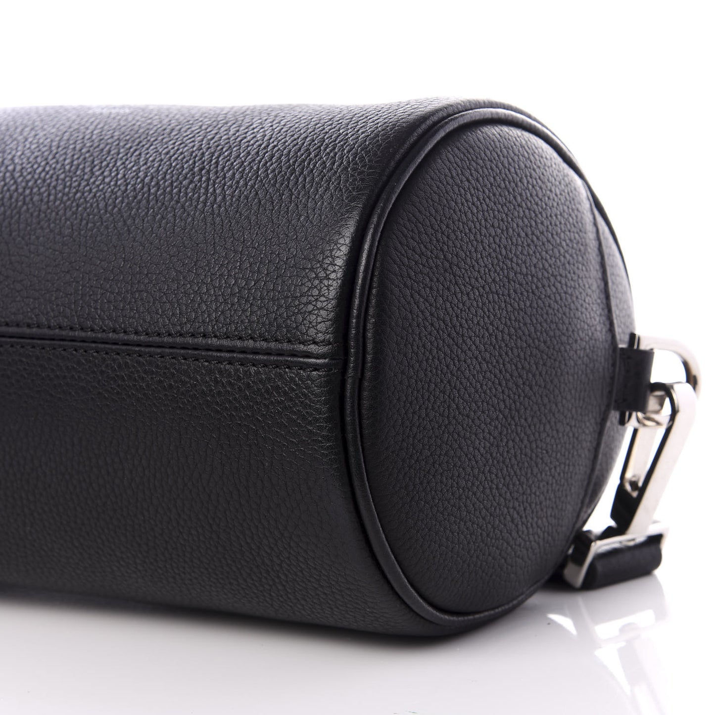 HOMME Grained Calfskin Mens Roller Pouch Black