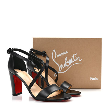 Christian Louboutin Nappa Loubi Bee Kid 85 Sandals 39.5 Black 8 of 8