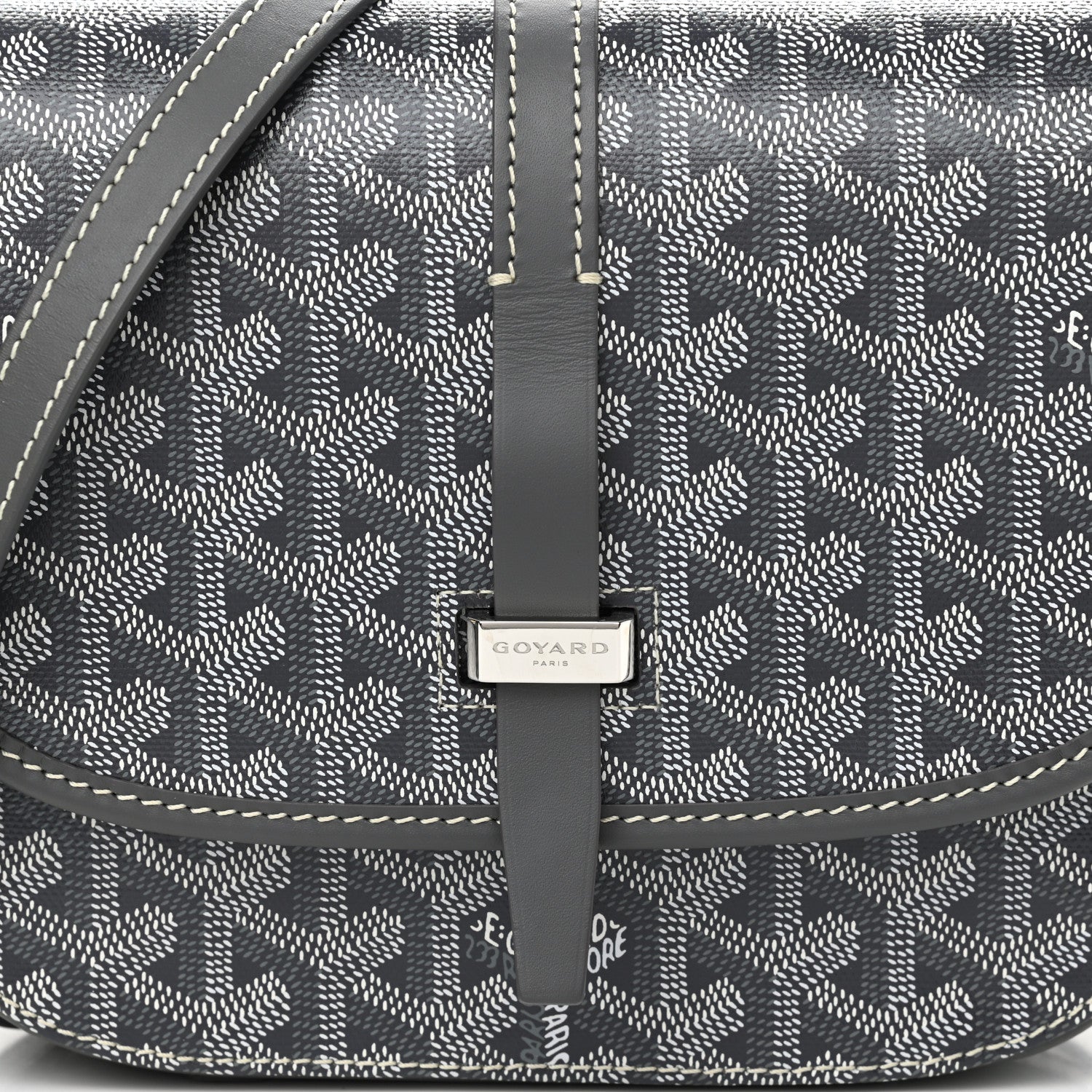Goyard Goyardine Belvedere II PM Messenger Bag Gray 7 of 9