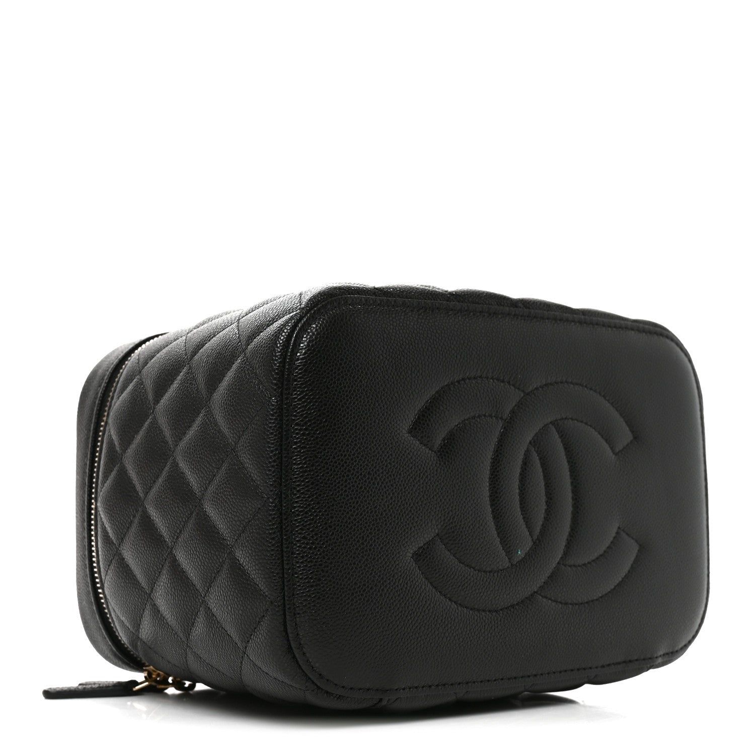 Chanel Caviar Quilted Large Vanity Pouch Black 4 of 10