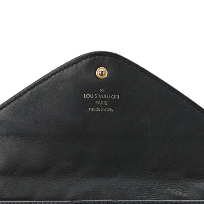 Louis Vuitton Calfskin New Wave Long Wallet Black 5 of 12