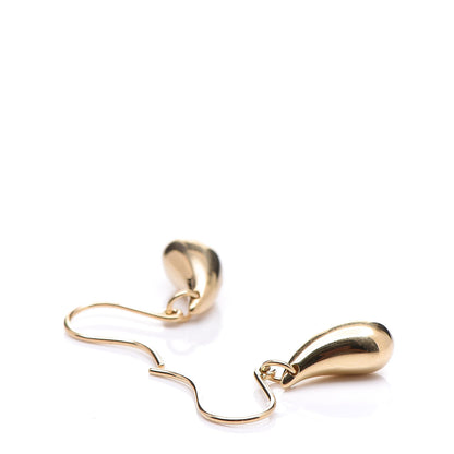 Tiffany 18K Yellow Gold Elsa Peretti Tear Drop Earrings 4 of 4
